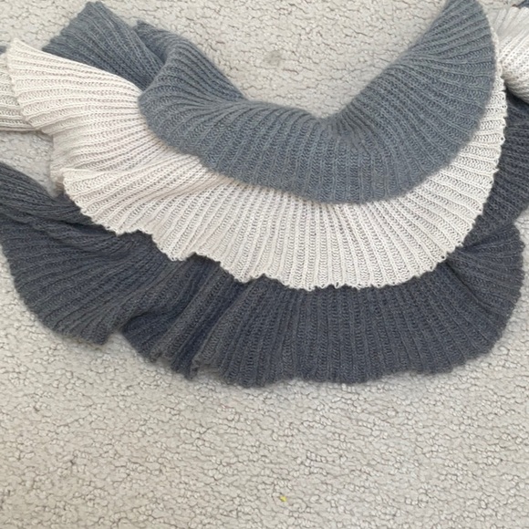 🧓🏼MT Mayoral angora and cotton blend layered scarf - Picture 3 of 6